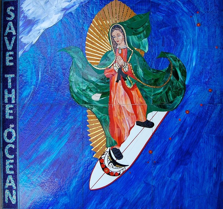 Surfing Madonna Art Show