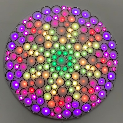 Enlighted Rings LED Art